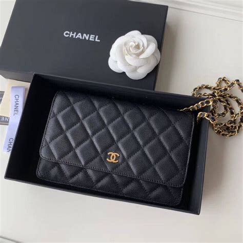 chanel classic quilted woc wallet on chain a33814|chanel wallet sizes.